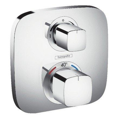 Hansgrohe Ecostat E afbouwdeel voor inbouwkraan thermostatisch met met stop en omstelkraan voor 2 douchefuncties chroom