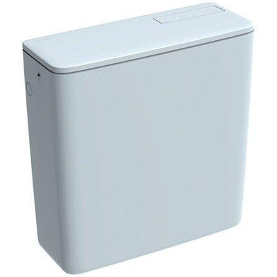 Geberit Duobloc jachtbak - opbouw - 400x140x405mm - met spoel-stop spoeling - met schroefde - wit