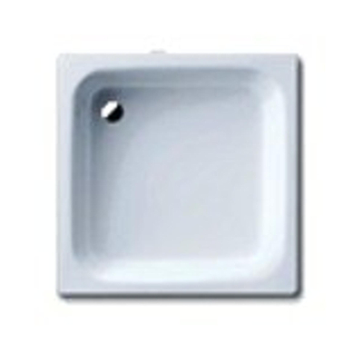 Kaldewei Sanidusch Receveur de douche métal moulé 80x80x14cm carré Blanc