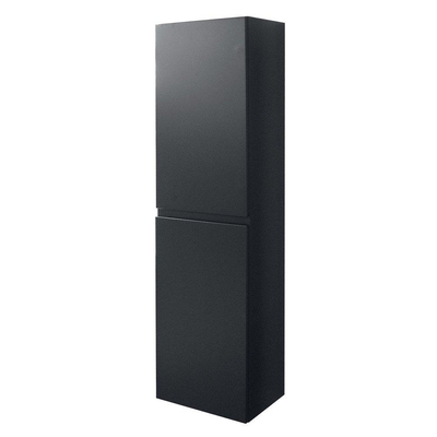 Go par Van Marcke Roxanne armoire colonne 400x306x1500 mm anthracite mat sans poignée réversible