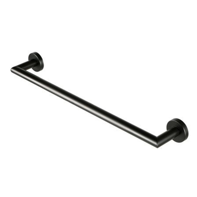 Geesa Nemox Handdoekrek - 49.9cm - Blacandhanddoekhouder45cm - mat zwart
