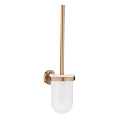 Grohe Essentials Toiletborstelhouder - wandmontage - rond - open - brushed warm sunset (koper)