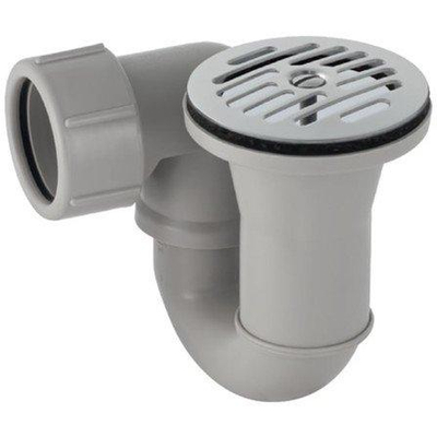 Geberit Uniflex siphon pour receveurs de douche avec ouverture d'évacuation D62 raccordement à l'évacuation via bague de serrage sur tube de D40