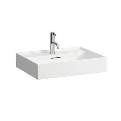 Laufen Kartell by Laufen lavabo-meuble 60x46x16cm avec trou de robinetterie avec trop-plein SaphirKeramik blanc