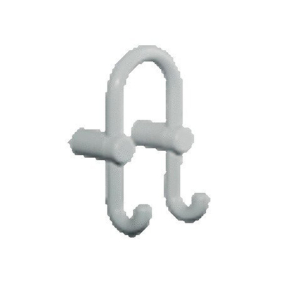 Hewi Serie 801 Patère H16.5xP8.7xL8.7cm Plastique Blanc