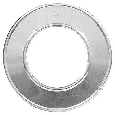 Burgerhout rosace Ø110mm aluminium simple paroi