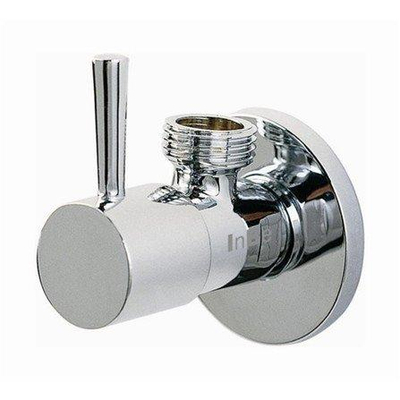 Clou InBe design robinet d'arrêt d'angle type 1 rond chromé
