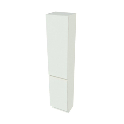 Nemo Spring Ventus Tre armoire colonne L400 x H2000 x P340 mm 2 portes gauche sans poignée couleur blanc