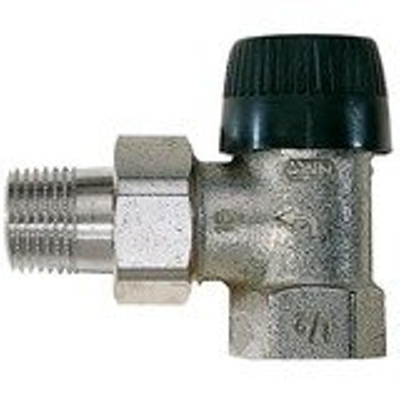 Honeywell Ultraline robinet thermostatique de radiateur boîtier intérieur 1/2 coudé Kvs 0,62 m3 h