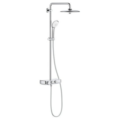 GROHE Euphoria smartcontrol Ensemble de douche pluie apparent - pomme de douche ronde 26cm - 2 fonctions - douchette ronde - chrome