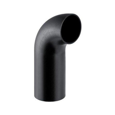 Geberit afvoer PE - fitting - bocht - 90 graden grote radius - 110