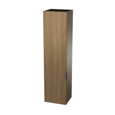 Nemo Legro kolomkast - 40x34x159cm - linksdraaiend - greep rvs - oak nature (eiken)