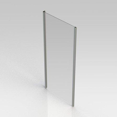GO par Van Marcke Belo paroi fixe 90x190cm 6mm verre easy clean profils en aluminium chromé réglable 86.5-89cm
