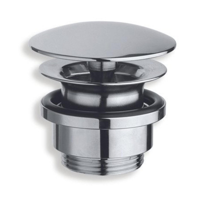 Go by Van Marcke bonde de lavabo non-fermant Free Flow 54 laiton chromé hauteur 55,5 mm avec vis