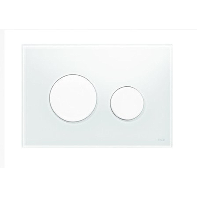Tece teceloop boutons poussoirs en verre blanc