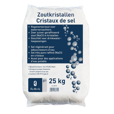 GO by Van Marcke cristaux de sel opure pour adoucisseur d'eau 25 kg
