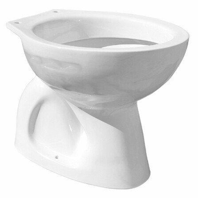 Go by Van Marcke cuvette WC sur pied 45x36x39,5 cm porcelaine blanc évacuation au sol dissimulée S 12 cm sans abattant