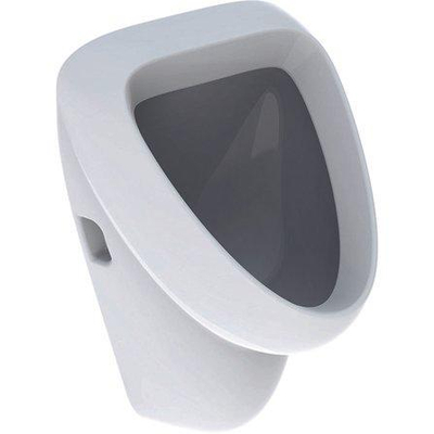 Geberit Aller hangurinoir - breedte 34.5mm - porselein - wit - zonder sifon - met toevoer boven