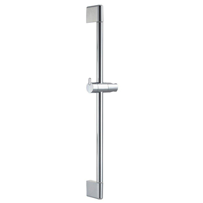 Nemo Spring Lacco douchestang - 650mm - met bevestigingen - glijstuk - verchroomd