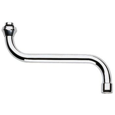 Grohe Draaibare S-uitloop - met straalregelaar - 3/4 inch - 150mm - chroom