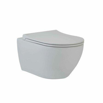 GO by Van Marcke WC suspendu - 53x36x35cm - avec abattant softclose & quickrelease - porcelaine brillant blanc
