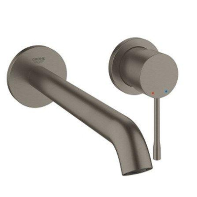 Grohe Essence New Wastafelkraan Inbouw - uitloop 23cm - L-size - brushed hard graphite (antraciet)