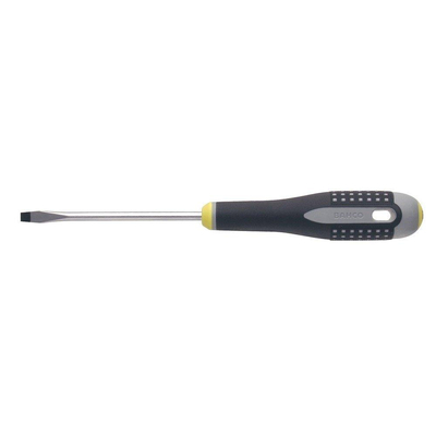 Bahco Ergo tournevis pour vis à fente 55 mm manche en trois parties acier de qualité fortement allié chromé bled bruni