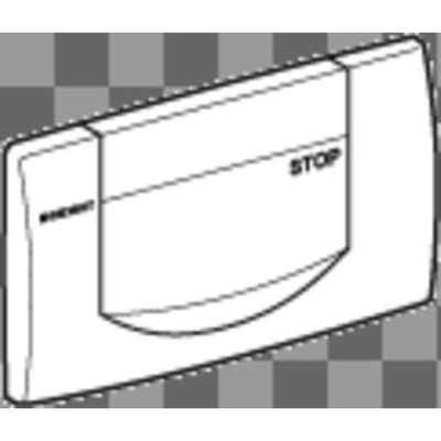 Geberit Jazzline 200F bedieningplaat - met frontbediening - voor toilet - 34x18.5cm - wit