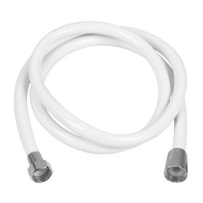 Go by Van Marcke flexible plastique 200 cm blanc écrous chromés