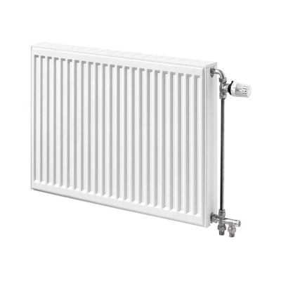 Henrad Compact All In paneelradiator 60x90cm type 21 1211watt 4 aansluitingen Staal Wit Glans OUTLET