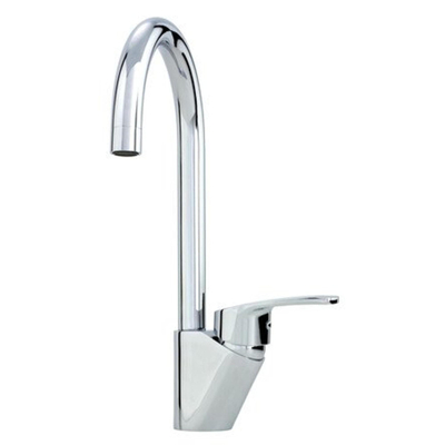 Nemo Spring Marea mitigeur de cuisine monocommande montage monotrou montage sur évier avec bec courbé avec bec mobile chrome