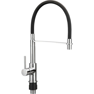 GO by Van Marcke Fusion keukenkraan design sproeier enkelgreeps chroom look SHOWROOMMODEL