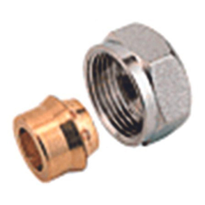 Nemo Skill Raccord vissé Systempex raccordement tube en cuivre D M22 15 mm bicone laiton