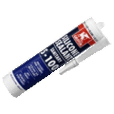 Griffon mastic silicone sanitaire S100 cartouche de 300 ml pour étanchéité sanitaire blanc