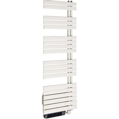 Nemo Spring Modena Air radiateur sèche-serviettes électrique -141.8x55cm - 750W - avec booster prémonté de 1000W - Blanc
