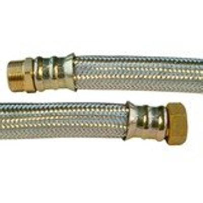 Go by Van Marcke flexible d'alimentation chauffage 3/4MF x 50cm caoutchouc et acier