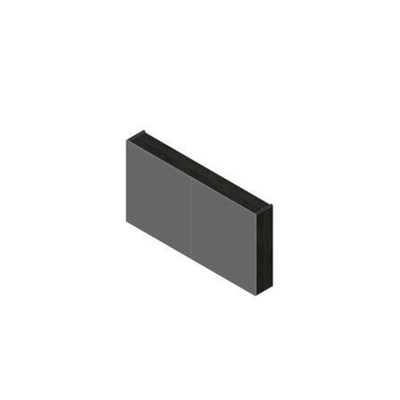 Nemo Spring Nebulo Luxe armoire de toilette B1200 x H650 x P163 mm 2 portes miroir double face étagères en verre avec prise sans interrupteur couleur Royal Oak Vanille