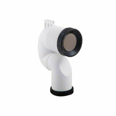 Villeroy & Boch Toebehoren vario afvoerBocht verticaal - 160 - 250mm - glans wit