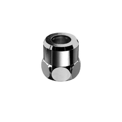 Schell écrou autofreiné en laiton avec cône joint en caoutchouc, bague de compensation de longueur, pièce en DN10 x 38F, par 5 pièces.
