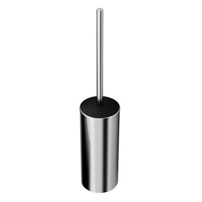 Geesa Wynk Brosse de toilette avec support Chromé (tête de brosse noire)