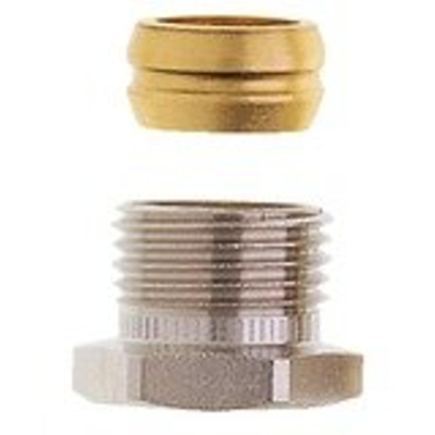 Knelset Heimeier 1/2"bu. x 15 mm nickelé