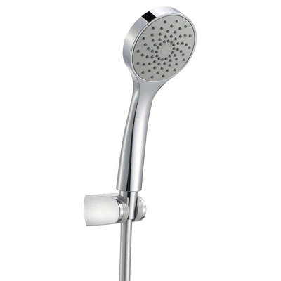 Nemo Start Lugo ensemble de bain avec support réglable avec picots anticalcaires 1 jet anti-rayures raccord universel anti-pli chromé