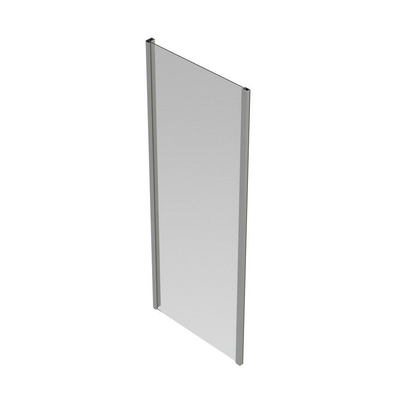 GO par Van Marcke Belo paroi fixe 80x190cm verre easy clean 6mm profils en aluminium chromé réglable 76.5-79cm