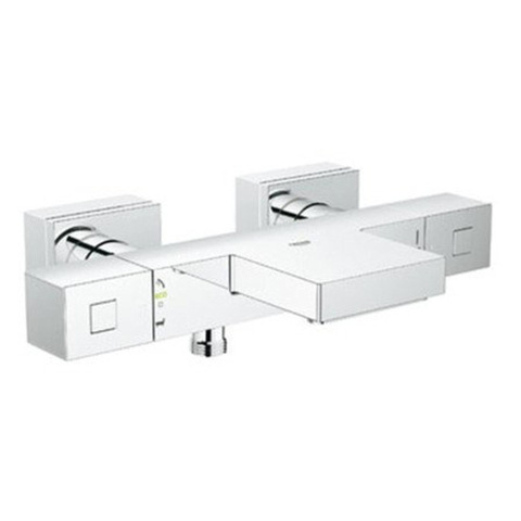 Grohe Cube Badkraan - thermostatisch - met omstel - met koppelingen - chroom 0442352