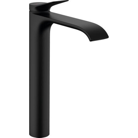 Hansgrohe VIVENIS 1 greeps wastafelkraan - 250 zonder afvoer - mat zwart SW642507