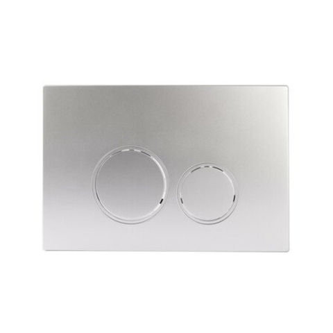 Starbluedisc Doppio bedieningsplaat voor Geberit UP100/UP320/UP720 reservoir mat chroom - (licht beschadigd) OUTLET UDEN STORE35887