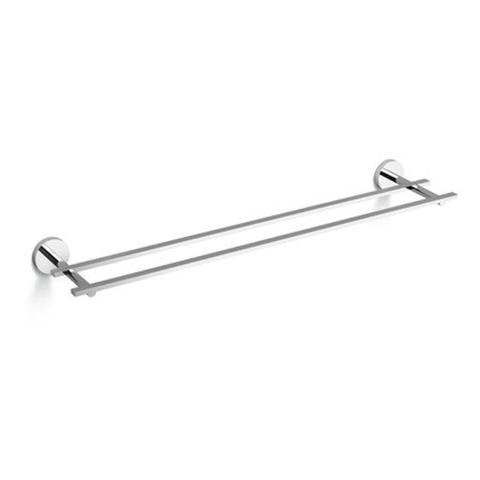 Clou Flat porte-serviettes 60cm double Chrome SW9754