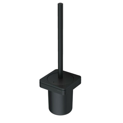 Geesa Frame Toiletborstel met houder Zwart (zwarte borstelkop) SW399641