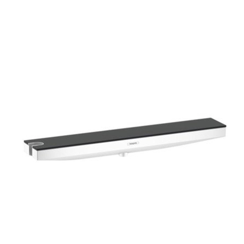 Hansgrohe RainFinity Fixfit Porter - 500 muuraansluiting - met planchet - met douchehouder links - 50.2x8.2cm - mat wit SW358902