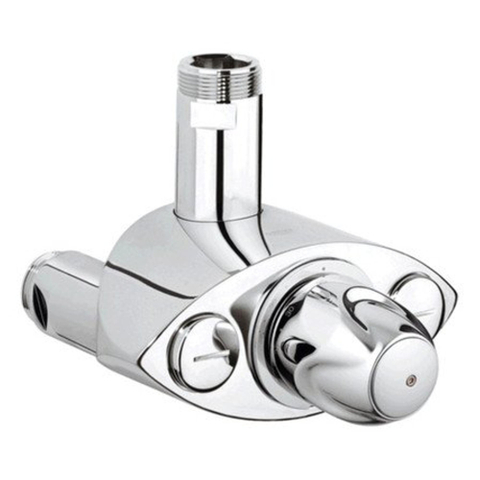 Grohe Grohtherm XL Thermostaatkraan - zonder koppelingen - 5/4 inch - chroom 0442526